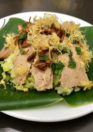 Hình của món Xôi mặn.