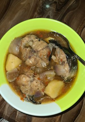 A picture of Catfish peppersoup.