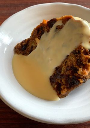 A picture of Livingston’s Family Christmas Pudding.