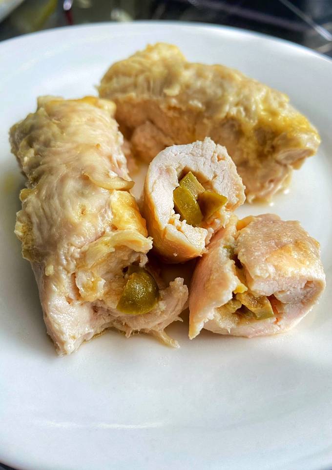 Крученики (курячі з оливками і сиром)