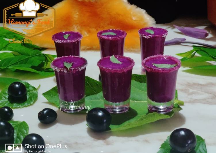 Simple Way to Prepare Quick Jamun Shots