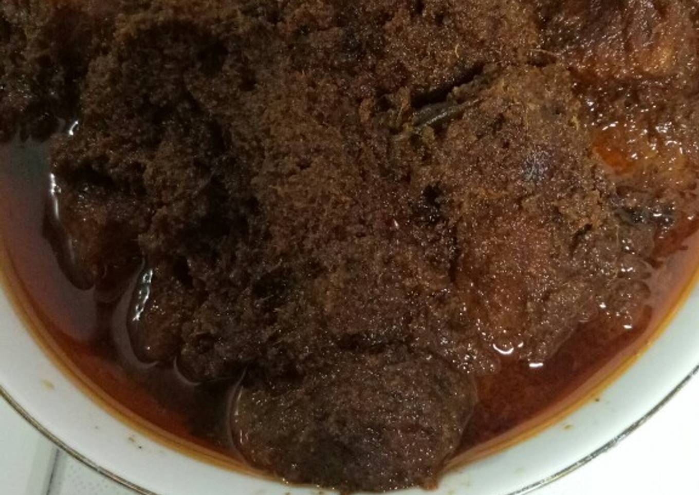 Rendang daging sapi