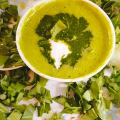 A picture of Creamy Spinach Soup.