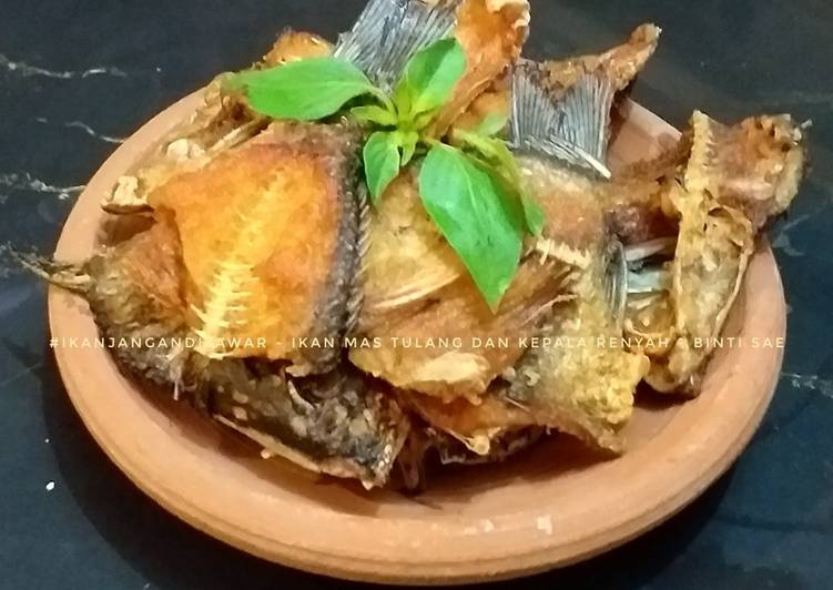 Bumbu mengolah Ikan Mas Tulang dan kepala Renyah, Menggugah Selera
