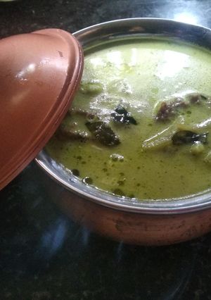 A picture of Curd curry(dahi ki Kadhi).