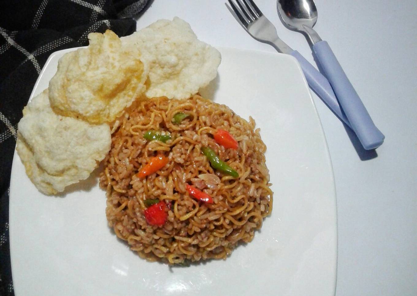 Nasi Goreng Ruwed saus Lada Hitam