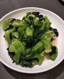 Boiled Bok choy in Oyster Sauce