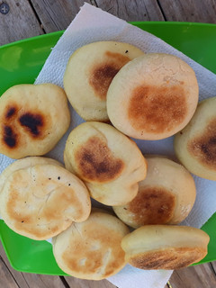 Una foto de Pan sin horno súper rápidos y ricos