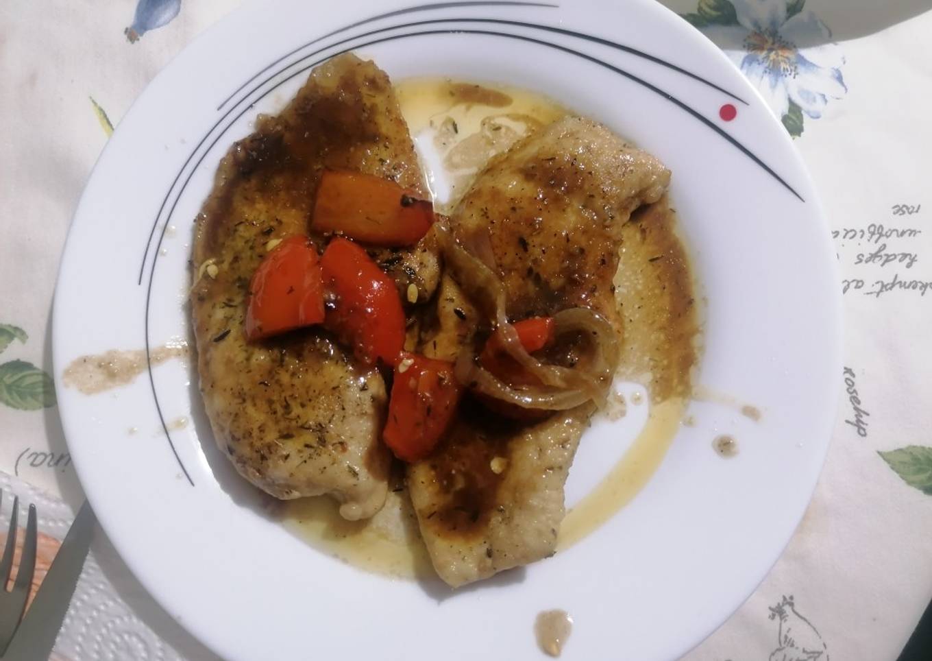 Pechugas de pollo a la Coca-cola