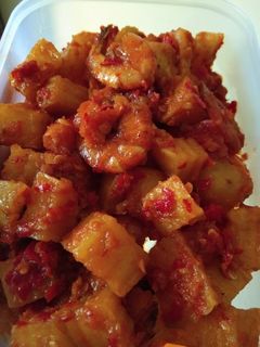 Foto resep Sambel goreng kentang udang