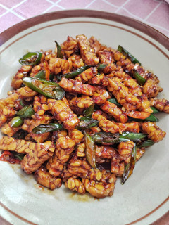 Foto resep Orek Tempe Cabe Ijo