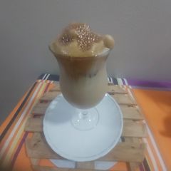 A picture of Homemade coffee creamy 😋.