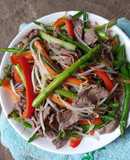 Thịt bò xào ngũ sắc