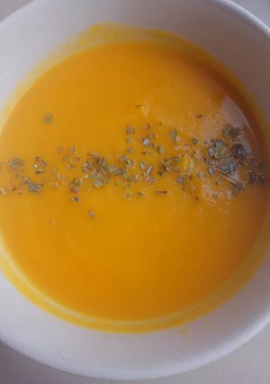 Foto resep Pumpkin Soup Vegan