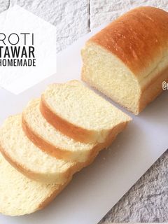 Foto resep ROTI TAWAR / Japanese Basic Bread (eggless)