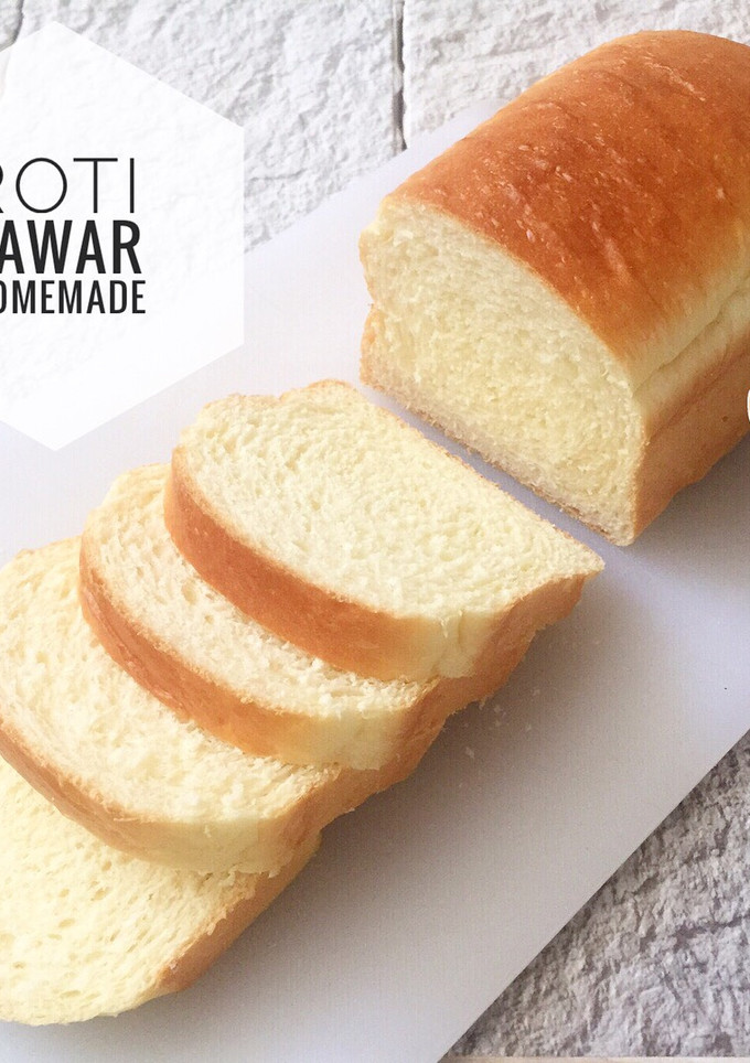 Foto resep ROTI TAWAR / Japanese Basic Bread (eggless)