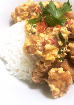 Foto resep Salted Egg Yolk Chicken