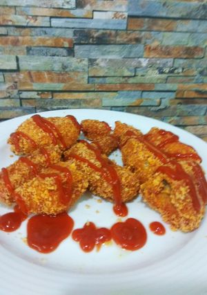 عکسی از دستور مرغ سوخاری و سیب زمینی 🤤