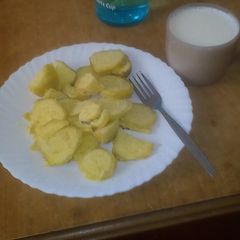 A picture of Sweet potatoes#snackchallenge #boiled/steamed snack.