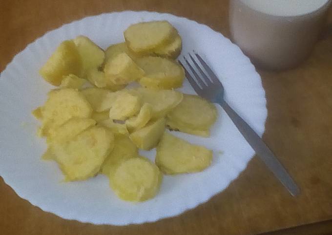 Sweet potatoes#snackchallenge #boiled/steamed snack