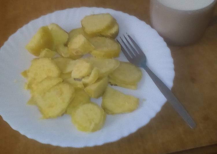 Sweet potatoes#snackchallenge #boiled/steamed snack