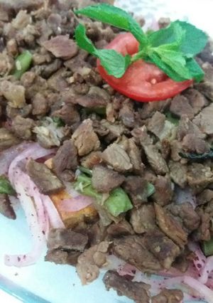 صورة لوصفة فتة اللحمة