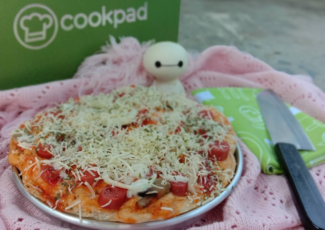 Resep Rahasia Simple bread pizza Yang Benar