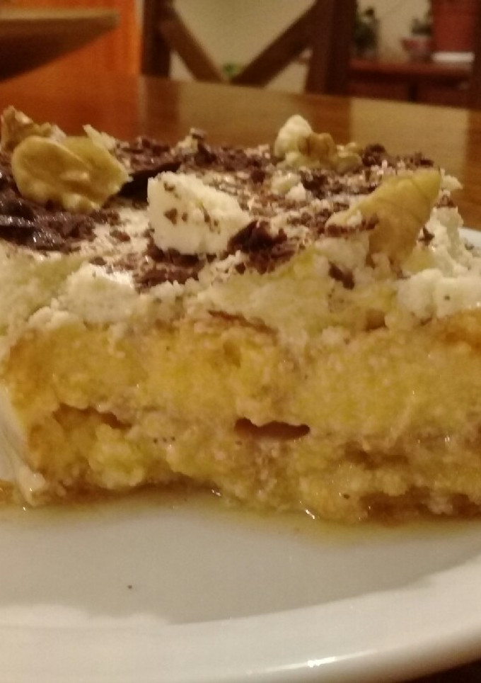Una foto de Postre de vainillas borracho