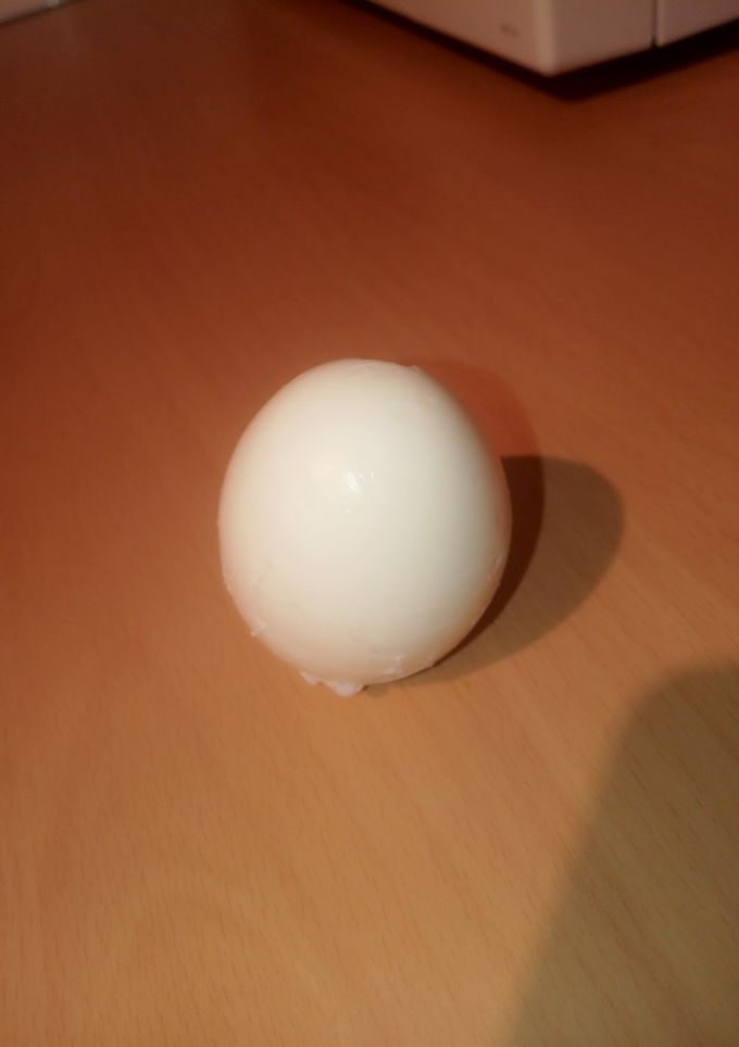 Una foto de Truco pelar huevo fácil