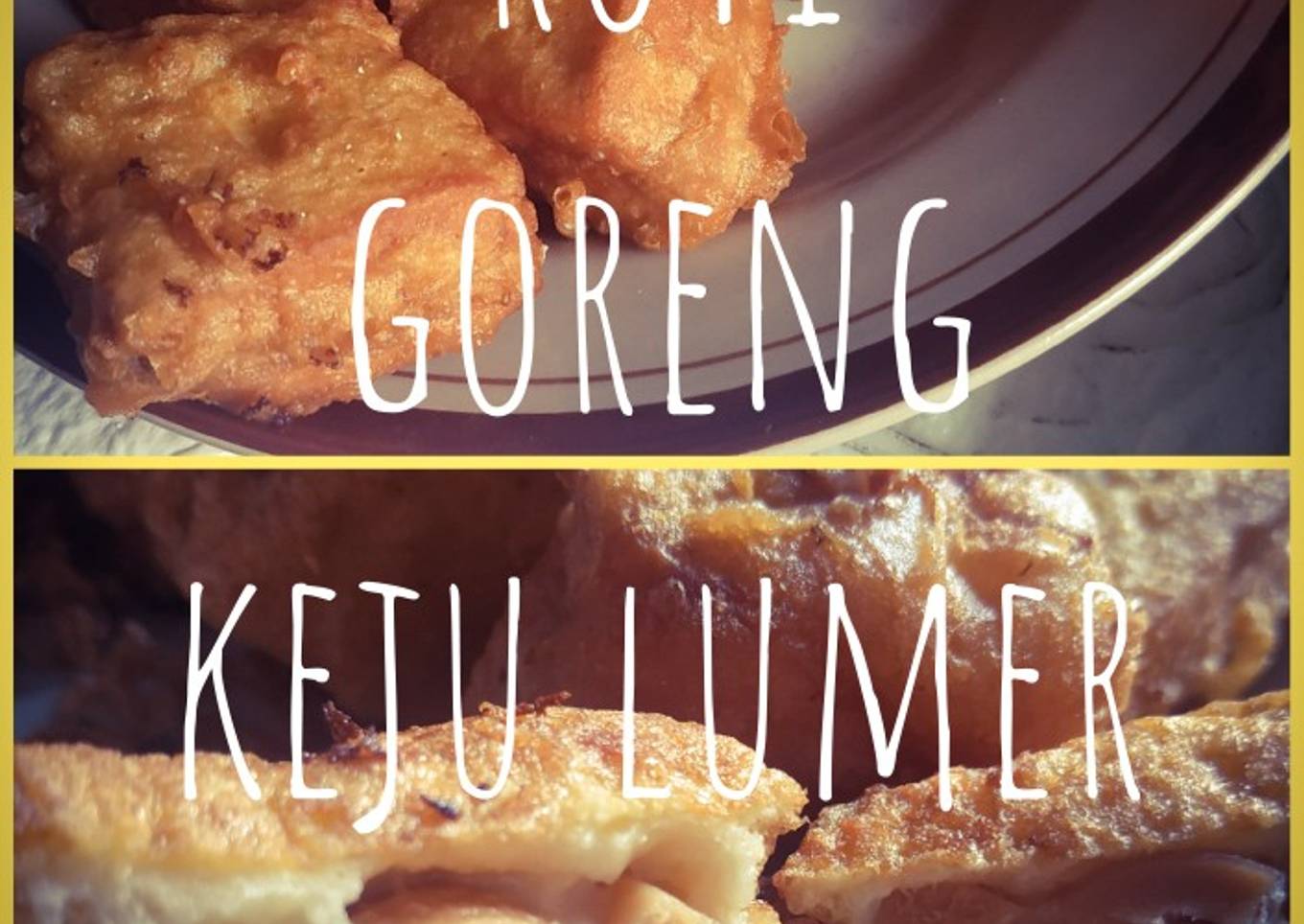 Roti goreng keju lumer sosis sapi