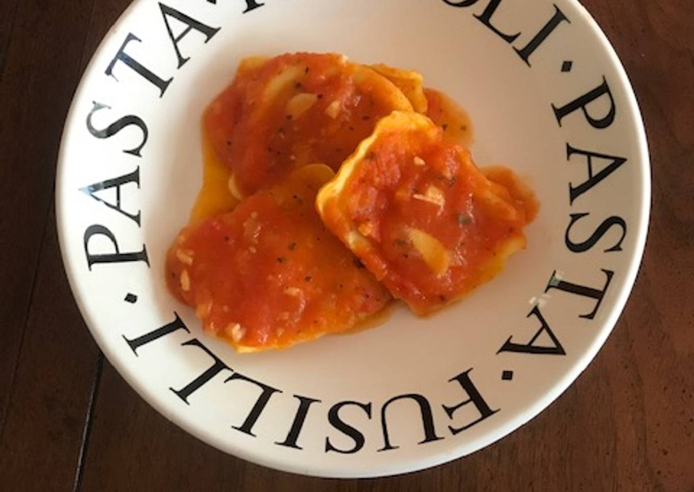 Ravioli al pomodoro 🍅