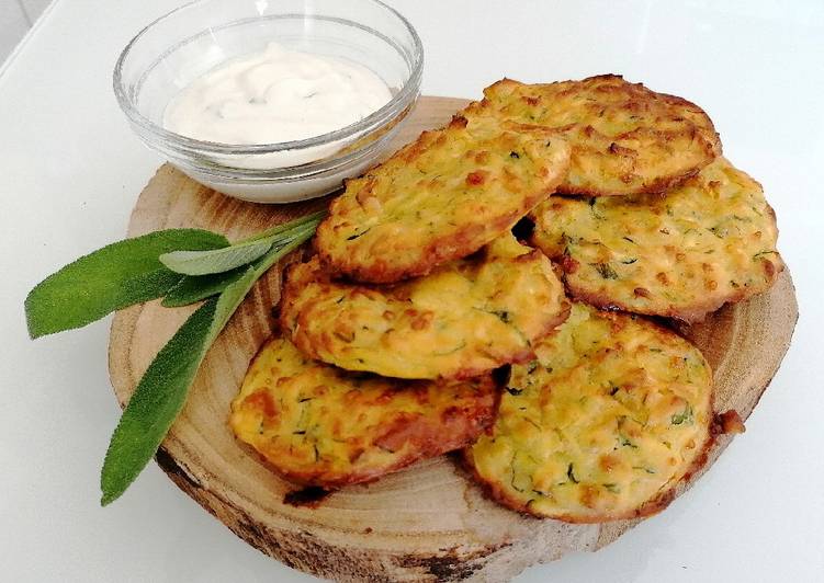 Frittelle di zucchine al forno