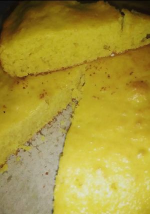 Una foto de Torta de mandarina licuada