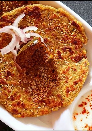 A picture of Millet Bottle-gourd Paratha.