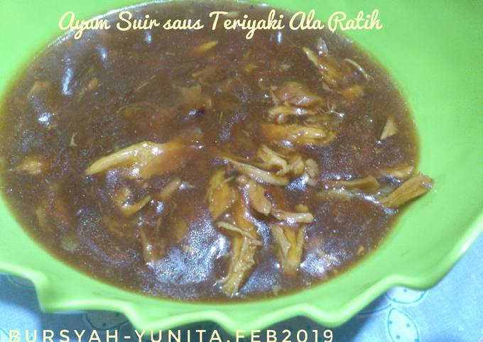 Ayam Suir saus Teriyaki Ala Ratih