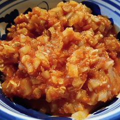 A picture of Easy Cheesy Riced Cauliflower.