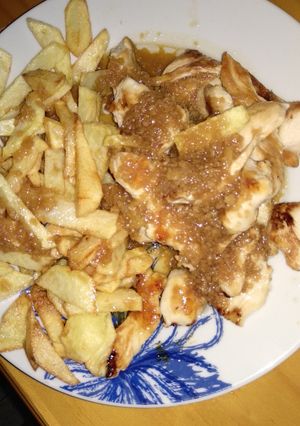 Foto principal de Pechuga de pavo a la plancha con salsa de ajo y miel