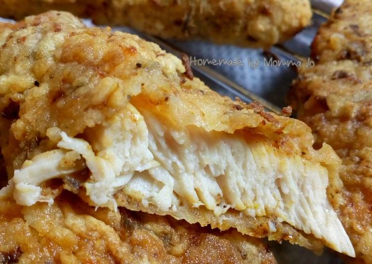 Langkah Mudah untuk mengolah Fried Chicken (dengan Homemade Buttermilk) Anti Gagal