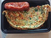 Zdjęcie: omlet ze szpinakiem