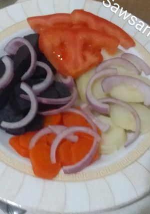 صورة لوصفة سلطة خضار