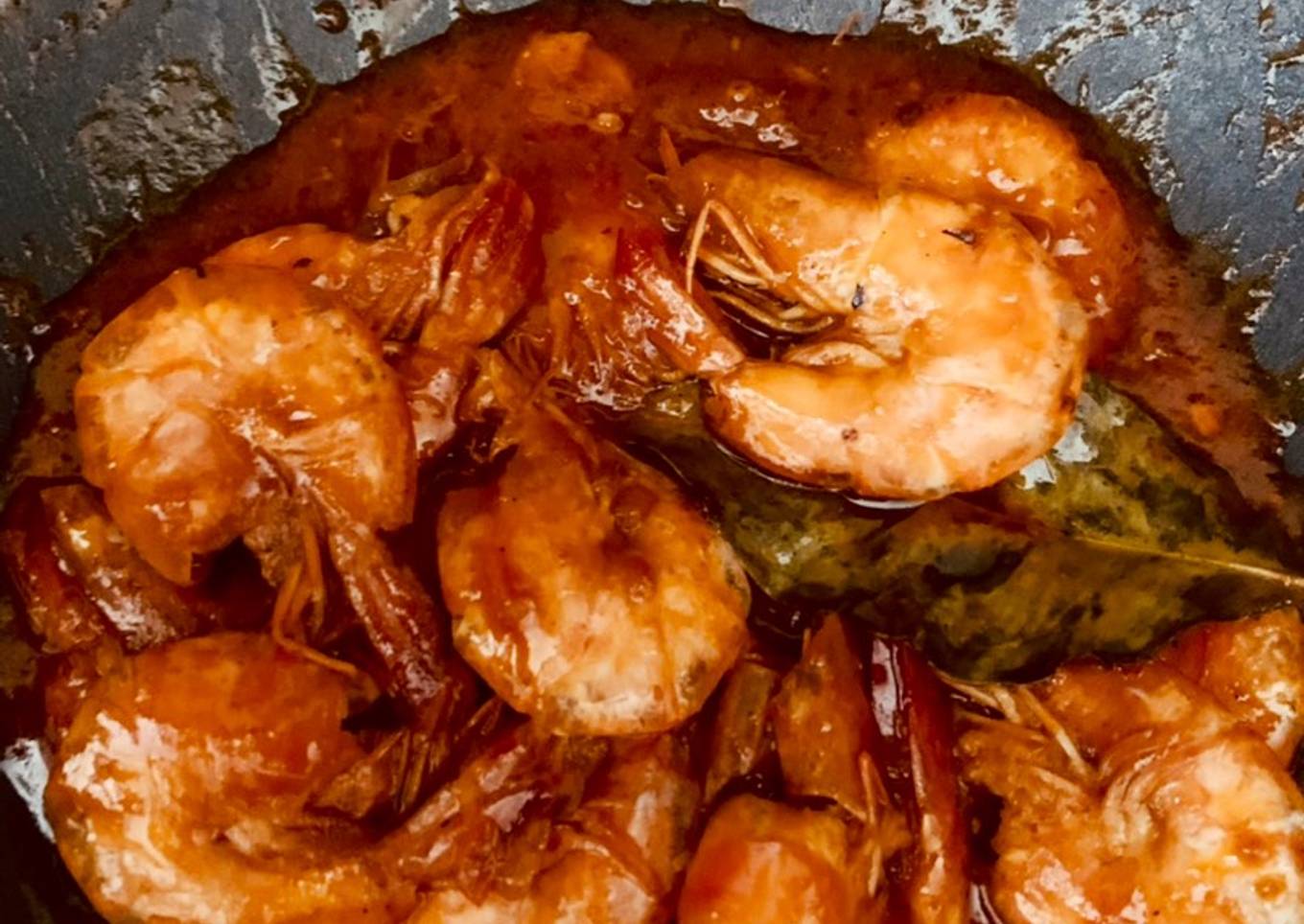 Udang saos padang chek