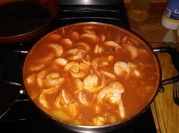 Una foto de chayote caldo