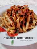 Penne with Eggplant and Zucchini