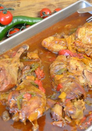 Una foto de Pollo a la mejicana (Crock Pot)