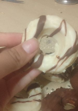 Una foto de Donitas al horno sin fermento :b