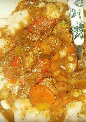 A picture of Creamy stamp and stew.