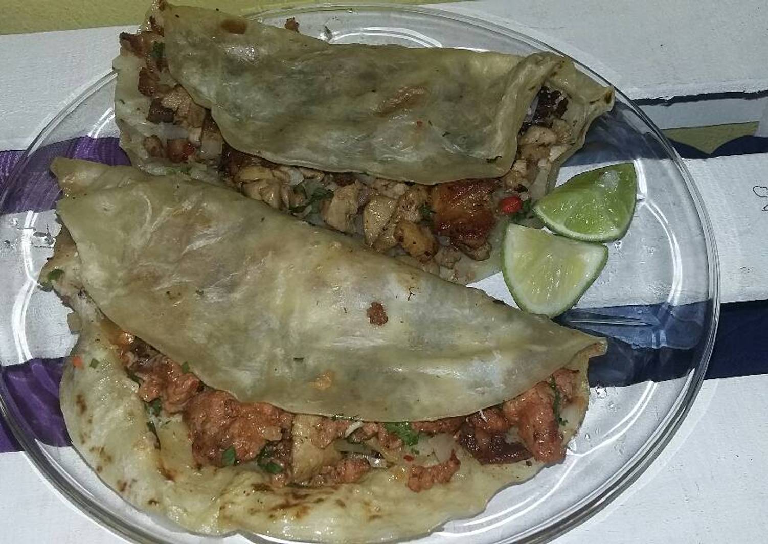 Quesadillas de Pastor y bistec Receta de Diana Rodriguez Cookpad