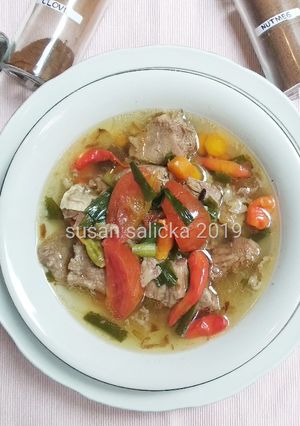 Foto resep Sop Daging sapi kuah rempah