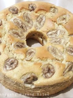 Foto resep Bolu Panggang Pisang Hijau