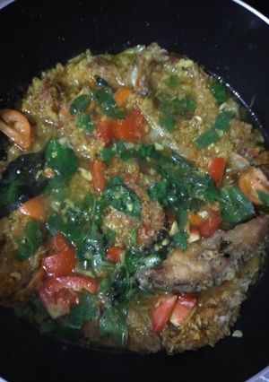 Foto resep Ikan Gurame Bumbu Kuning